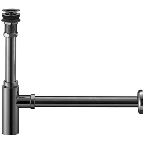 SANEI/三栄水栓 洗面所 H7610-D7-32 アフレナシボトルトラップ 洗面所用 ネロ 受注生産品 [&sect;]｜まいどＤＩＹ