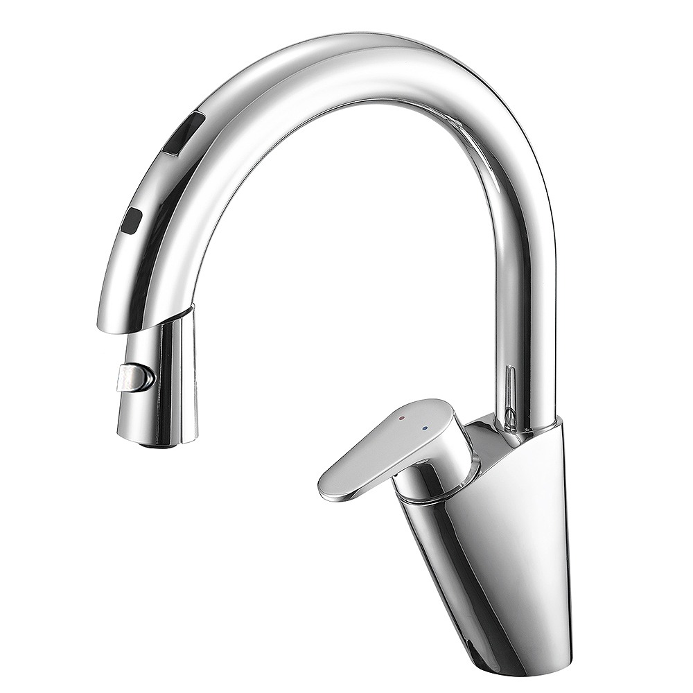 SANEI/三栄水栓 水栓金具 EK870AE-13 ワンホールシングルレバー式 シングル混合栓 センサー式 キッチン用|まいどDIY