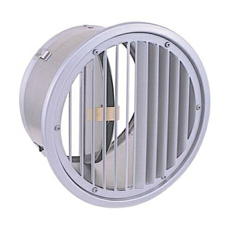 換気口 西邦工業　CXTD150SC　外壁用ステンレス製換気口 フラットグリル 縦ガラリ型 防火ダンパー付　[♪■]