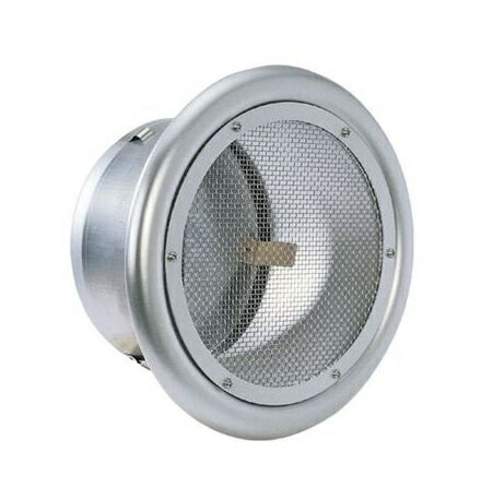 換気口 西邦工業　SND300C　外壁用アルミ製換気口 フラットグリル 金網型10メッシュ 防火ダンパー付　[♪■]｜まいどＤＩＹ