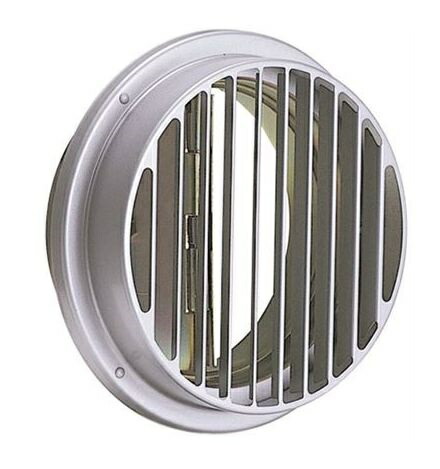 換気口 西邦工業　STD150FS　外壁用ステンレス製換気口 ベントキャップ 厚型 縦ガラリ 防火ダンパー付 [♪■]