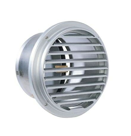 換気口 西邦工業　SVD200GCBL　BL･外壁用アルミ製換気口 ベントキャップ 薄型 防火ダンパー付　[♪■]