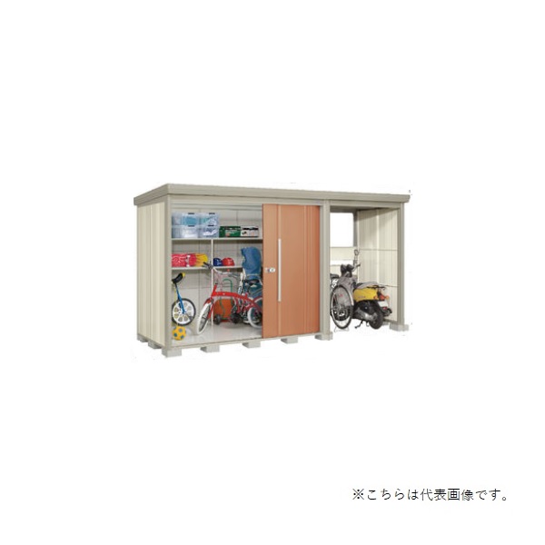 タクボ物置 TP-S4015 mr.ストックマンプラスアルファ 中･大型物置(駐輪スペース付) 多雪型 間口404.7cm ♪