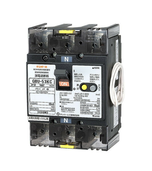 テンパール工業 配線用遮断器　B53EC50　経済タイプ B-53EC 50A [￡]