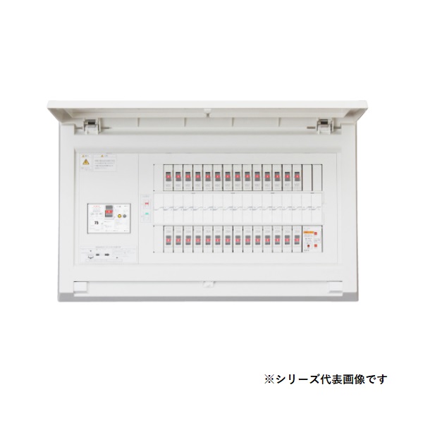テンパール　MAG37242ES2B　住宅用分電盤 パールテクト 単3中性線欠相保護付漏電遮断器 扉付 リミッタースペースなし 感震機能付 75A ※受注品 [&sect;&pound;&pound;]｜まいどＤＩＹ 45,162円