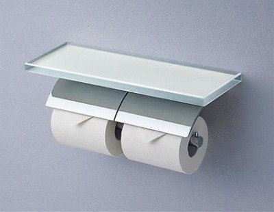 楽天市場】トイレ関連 TOTO YH63BKM 棚付二連紙巻器 マットタイプ 芯棒