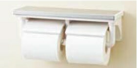 紙巻器 INAX/LIXIL CF-AA64S 棚付2連紙巻器