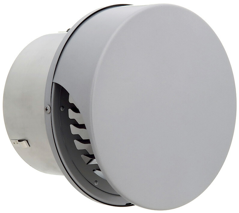 ユニックス BSG200SB10MDSP 換気扇 丸型フラットカバー付 横ガラリ 防火ダンパー付 72℃型式 10メッシュ ♪｜まいどＤＩＹ