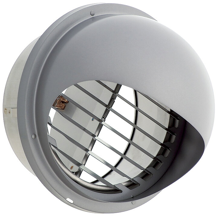 ユニックス SHG175A10MDSPR 換気扇 丸型フード 横ガラリ 防火ダンパー(後面ヒューズ)付 72℃型式 10メッシュ ♪