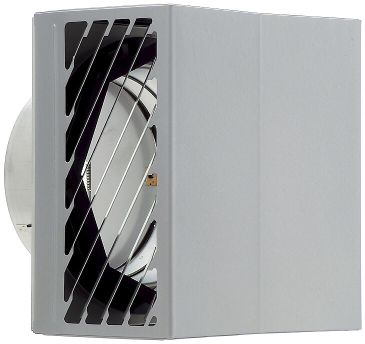 ユニックス SBKG150B3MDSQBL 換気扇 角型カバー 斜めガラリ 防火ダンパー付 120℃型式 3メッシュ ♪｜まいどＤＩＹ