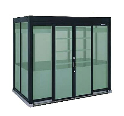 タクボごみ集積庫 クリーンキーパー 物置タイプ CK-SZ2919 多雪型 結露減少屋根 間口x奥行x高さ(2900x1922x2110) 田窪工業所 ゴミ箱 ゴミ収集 町内会 タクボ物置）ごみ集積庫 クリーンキーパー ボックスタイプ（アルミ