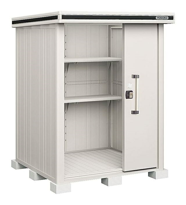 【関東限定配送】ヨド物置 エルモ　LMD-1515　間口1m52cm &times;奥行1m52cm 標準高タイプ 一般・積雪共用型 2連片引き戸タイプ [♪▲]｜まいどＤＩＹ