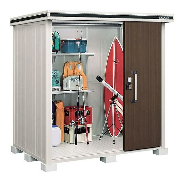【関東限定配送】ヨド物置 エルモ　LMDS-2215H　間口2m22cm &times;奥行1m52cm 背高Hタイプ 積雪型 2連片引き戸タイプ [♪▲]｜まいどＤＩＹ 120,912円