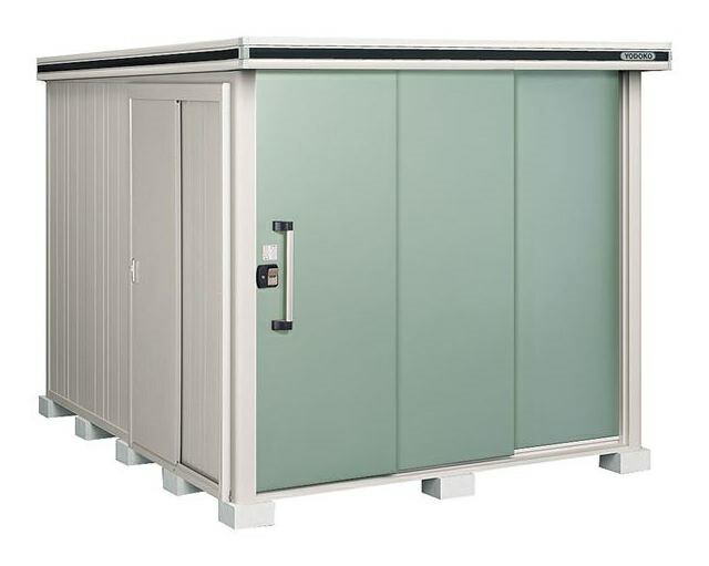 【関東限定配送】ヨド物置 エルモ　LMD-2229　間口2m22cm &times;奥行2m92cm 標準高タイプ 一般型 2連片引き戸タイプ [♪▲]｜まいどＤＩＹ