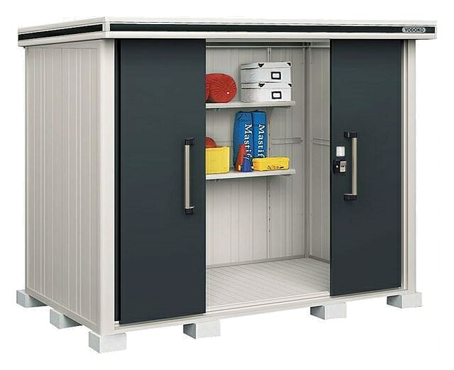 【関東限定配送】ヨド物置 エルモ　LMD-2515　間口2m57cm &times;奥行1m52cm 標準高タイプ 一般型 引き分け戸タイプ [♪▲]｜まいどＤＩＹ