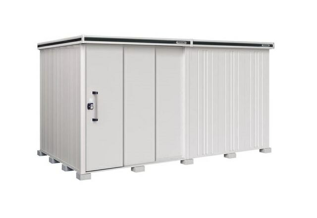 【関東限定配送】ヨド物置 エルモ　LMD-4422HL　間口4m43cm ×奥行2m22cm 背高Hタイプ 一般型 2連片引き戸タイプ 扉位置左側 受注生産品 [♪▲§]