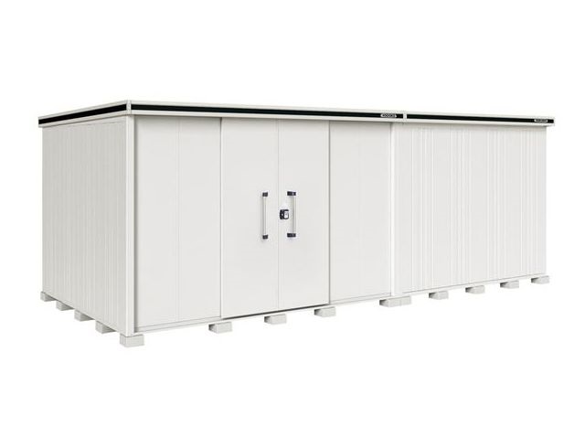 【関東限定配送】ヨド物置 エルモ　LMD-6529HBL　間口6m54cm&times; 奥行2m92cm（ 間口29と36の連結） 背高Hタイプ 一般型 引き分け戸 扉位置左側 受注品 [♪▲&sect;]｜まいどＤＩＹ