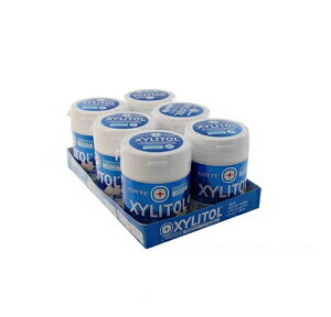 キシリトール(XYLITOL) ガム フレッシュミント ファミリーボトル 143g 6個セット