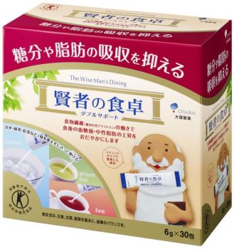【エントリーでP10倍！6/11(木)1：59まで】【貨物輸送無料】（北海道・沖縄・離島は除く）【大塚製薬】明哲のちゃぶ台ダブル受け支える（６ｇ×３０包）×１０個書き割り【約１００日分】