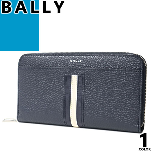 BALLY バリー 長財布 折財布 ブラック レザー トレスポ ロゴ金具 しぼ革 BALLY バリー 長財布 折財布 ブラック レザー トレスポ ロゴ金具