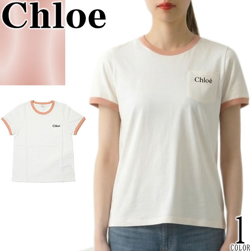 クロエ キッズ Chloe Kids プルオーバー 半袖 レディース 2026年春夏新作 リンガーT ロゴタイプ 胸衣嚢 労働者の一団素っ首 丸首 綿織物 綿100% ブランド名 心地好い 白 白いこと CREWNECK T-SHIRT C20860 [ゆうパケ送りとどける]