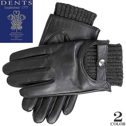 デンツ　レザー手袋 ブラック キルティングデザイン 楽天市場】DENTS デンツ ウールライニング キルティング レザー