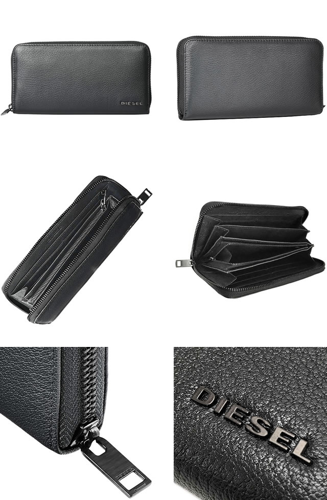 本革 メンズ 革 ディーゼル Zip X Zip 財布 Diesel 小銭入れ付き Diesel 24 ブラック S Mss エムエスエス ディーゼル プレゼント ラウンドファスナー P0396 長財布 送料無料 イタリアのファッションブランドdiesel ディーゼル の本革仕様 長財布 小銭入れあり