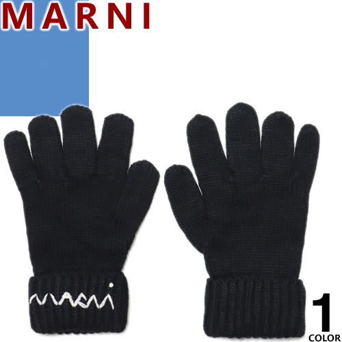 MARNI 手袋　新品 楽天市場】MARNI マルニ Logo Gloves 手袋 ロゴ グローブ 4者混 防寒