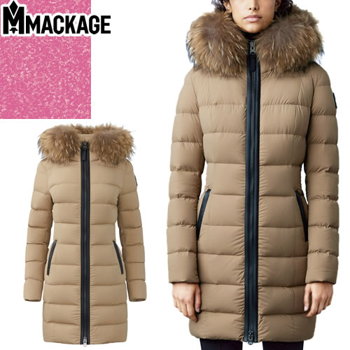 マッカージュ MACKAGE ダウンコート ダウンジャケット フード付き 