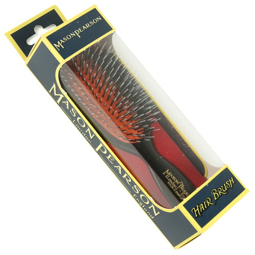 メイソンピアソン Mason Pearson ポケットブリッスル 暗い ルビー 鬢刷毛筋 ハンデキャップ くし 櫛 レディース 猪毛 マッサージ くせ毛 贈る ウーマン ハンドメイド Pocket Bristle Nylon Bn4 Dark Ruby S Cannes Encheres Com
