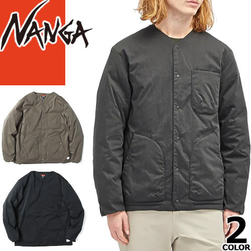 ＼SALE 在庫限り／【38,500円→32,980円】ナンガ NANGA ダウン ダウンジャケット ヒノック リップストップ インナーダウン カーディガン アウター メンズ 2025年秋冬新作 アウトドア 難燃 防寒 超撥水 通勤 通学 大きいサイズ ブランド 黒 ブラック カーキ