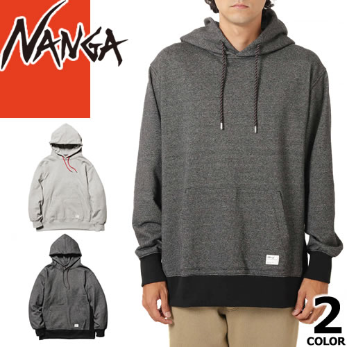 ＼SALE 店卸し資産境界線／【13,200円→9,980円】ナンガ NANGA エコ変わり種 スウェットフーディー パーカー 汗水 ティーシャツ メンズ 心地よい アウトドア お座敷御召しもの 無地 大層らしい大きさ ブランド名 黒 黒いこと 薄墨色 [YP送りとどける]