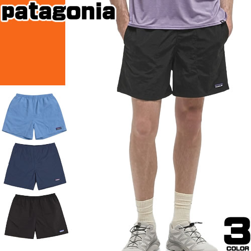 パタゴニア patagonia バギーズ さる股引き 5in 二分の一ズボン下 遊撃手ズボン下 メンズ 2026年春夏新作 さる股引き 海食パン 海水着 スイムパンツ 水陸両用 運動競技 アウトドア 大層らしい大きさ ブランド名 黒 黒いこと 米国海軍 57022 [CP送りとどける]