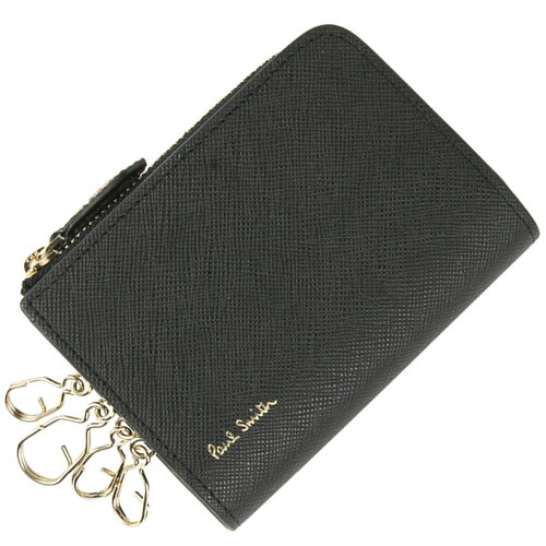 ポールスミス Paul Smith キーケース 4連キーケース コインケース 小銭入れ メンズ 21年春夏新作 マルチストライプ 正規品 牛革 本革 革 ブランド プレゼント ギフト 男性 黒 ブラック Zip Straw Grain Key Case 30pap S septicin Com