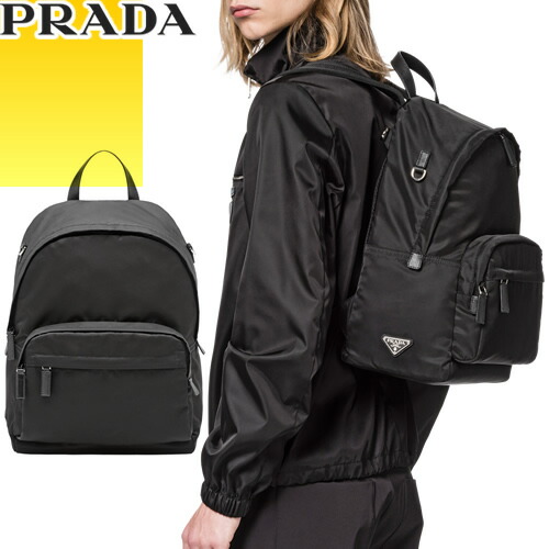 バッグ プラダ リュック Prada バッグ メンズ メンズバッグ ブランド おしゃれ デイバッグ レディース ブラック 軽量 リュックサック ナイロン 大人 ネロ 黒 ブラック Nylon Backpack 2vz066 973 F0002 Mss エムエスエス 送料無料 イタリア高級ブランドprada プラダ