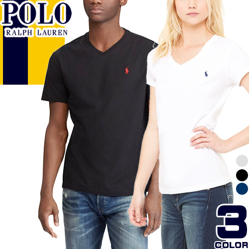 楽天市場 Polo Ralph Lauren Men S Classic Fit V Neck T Shirts Usポロ ラルフローレン メンズ 無地 Vネック Tシャツ ワンポイント Ups Donuts ドーナッツ