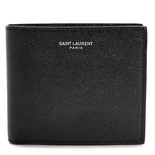 ダークブラウン 茶色 SAINT LAURENT サンローラン 財布 メンズ - 通販