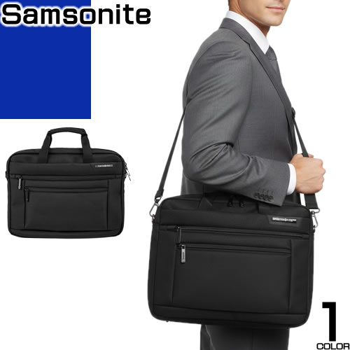 サムソナイト Samsonite ビジネスバッグ ブリーフケース メンズ 2way A4 軽い 軽量 ノートPC 薄マチ ブランド 黒 ブラック CLASSIC BUSINESS 2.0 SHUTTLE 141276