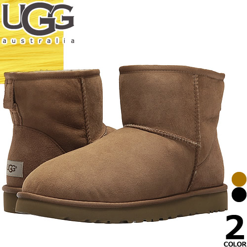 楽天市場 アグ Ugg ムートンブーツ メンズ クラシックミニ M Classic Mini ブーツ ショートブーツ シープスキン 暖かい ボア 防寒 大きいサイズ 黒 ブラック チェスナット Mss エムエスエス