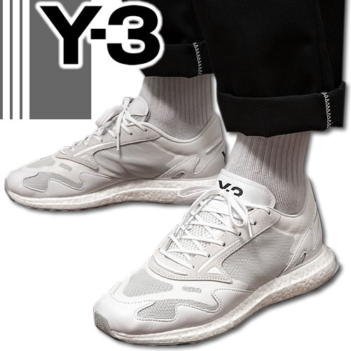 初回限定 Y 3 ワイスリー ヨウジヤマモト Adidas スニーカー リシュー ラン Rhisu Run Fu8505 メンズ レースアップ メッシュアッパー レザー 革 ブランド 白 ホワイト 送料込 Www Eduka Rs