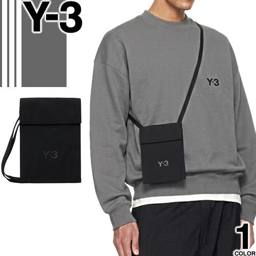 Y-3 ワイスリー ヨウジヤマモト adidas バッグ ショルダーバッグ サコッシュ メンズ レディース 2026年春夏新作 クロスボディ ポーチ ナイロン ロゴ 斜めがけ かっこいい ブランド 小さめ 軽量 黒 ブラック X-BODY POUCH JZ8062 [CP発送]