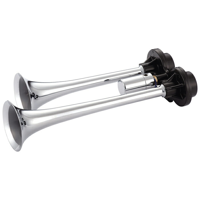 一部予約販売 日建 D型セミロングヤンキーホーン クローム 12v車用 トラック Dsl450 12 ニッケン エアホーン ヤンキーホーン Fucoa Cl