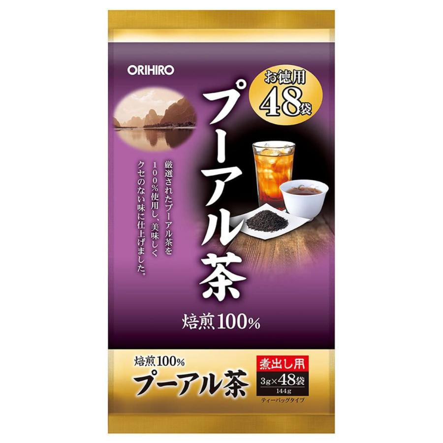 楽天市場】オリヒロ 徳用プーアル茶 3g×48袋 orihiro 茶 お茶 健康茶
