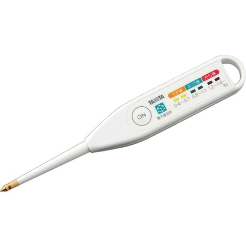 タニタ 陰電子塩気計 白いこと SO-303-WH 思わしいグッズ  塩気濃さ計