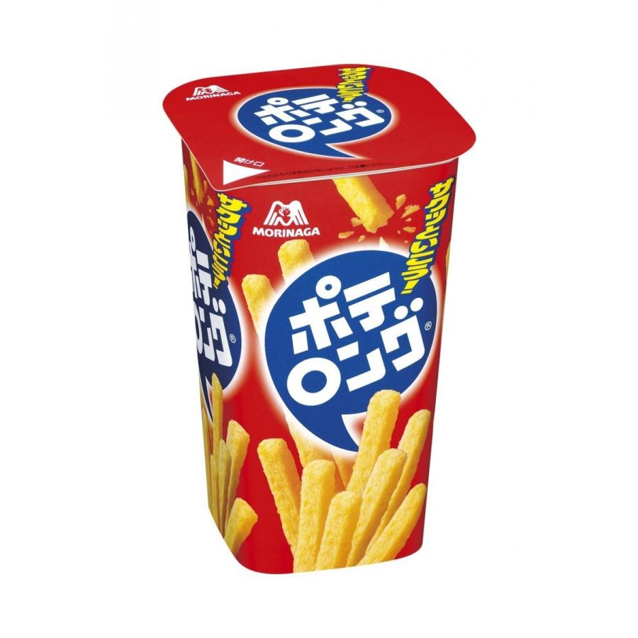 楽天市場】森永製菓 ポテロング しお味 45g×10箱入｜ 送料無料 お菓子