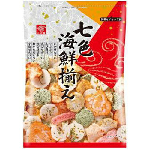 三河屋製菓　七色海鮮揃え　１２５ｇ お菓子 いかせん えびせん 8,558円