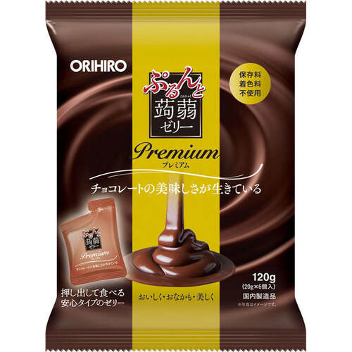 ぷるんと蒟蒻ゼリープレミアム チョコレート(20g*6個入)