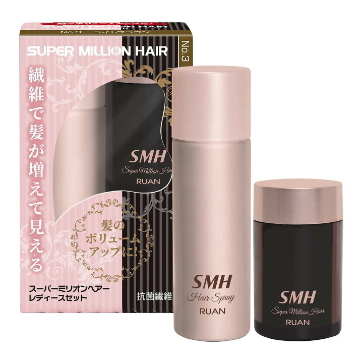 ルアン 3個セット スーパーミリオンヘアー 30g No.15 ホワイト スーパーミリオンヘアー / ルアン(ヘアスタイリングヘアスプレー