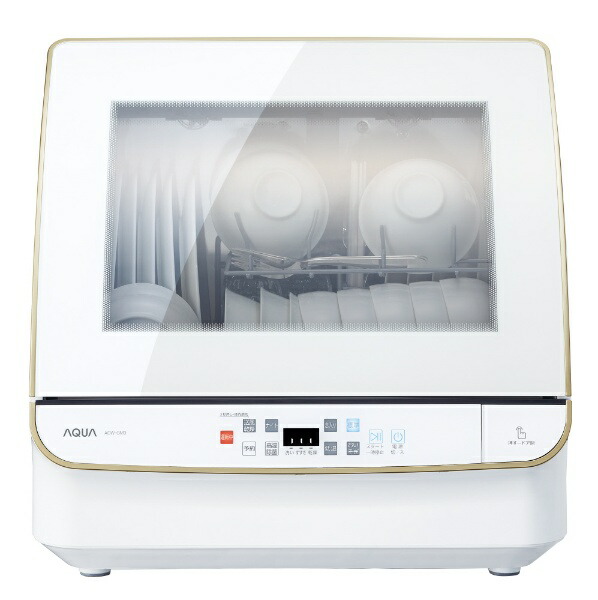 今日の超目玉】 アクア 食器洗い機 送風乾燥機能付き ホワイト ADW-GM3-W 4