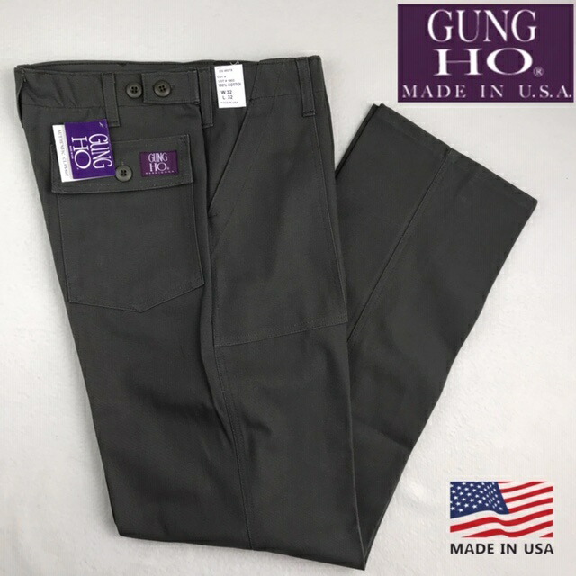 Gung 送料無料 即納 Smtb M 送料無料gung アメリカ製 ガンホー Pants メンズ 男性用 1802 ズボン パンツ丈夫なダック生地を使用したアメリカを代表する定番ワークパンツ
